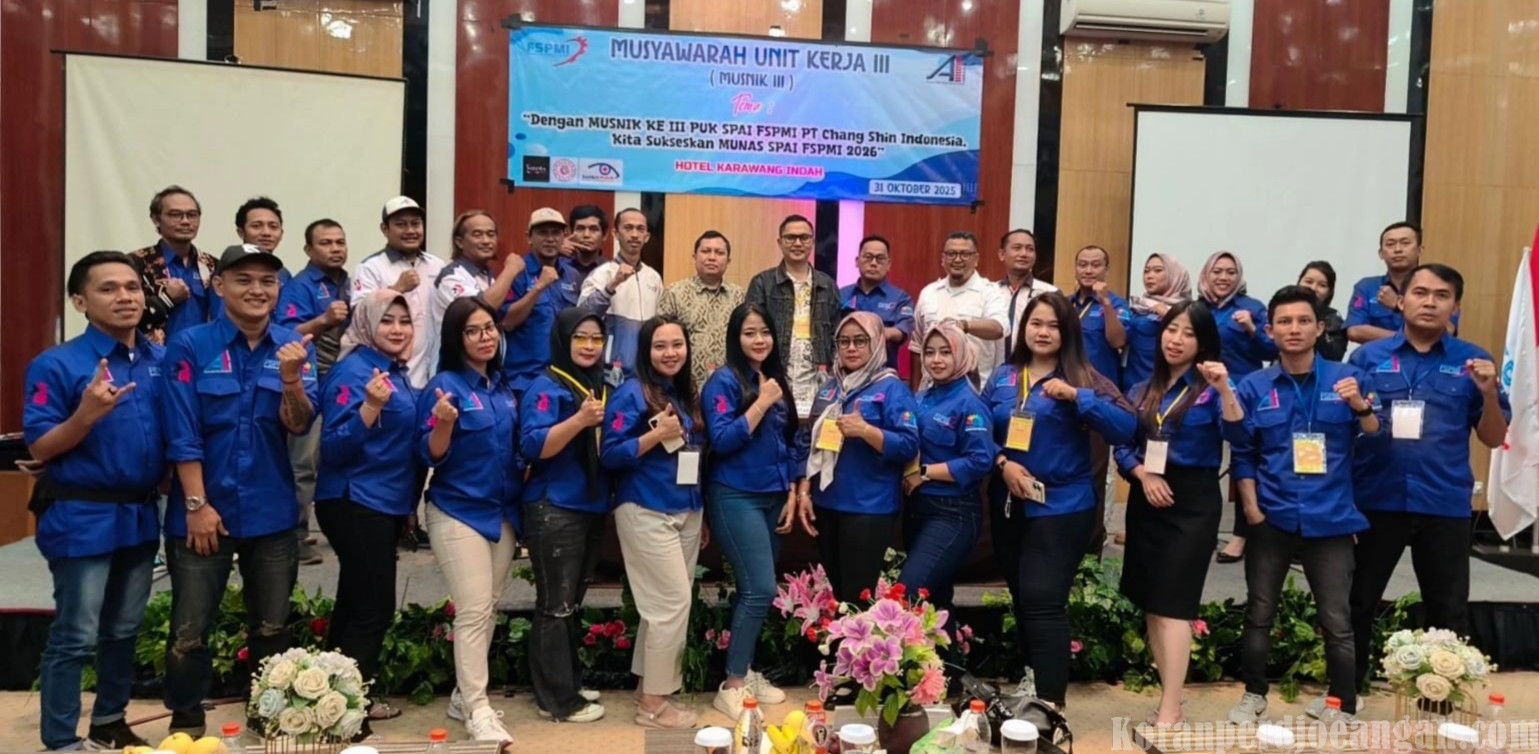 Kuatkan Barisan Perjuangan, PUK SPAI FSPMI PT. Chang Shin Indonesia Tetapkan Kepengurusan Baru Lewat Musnik ke-III