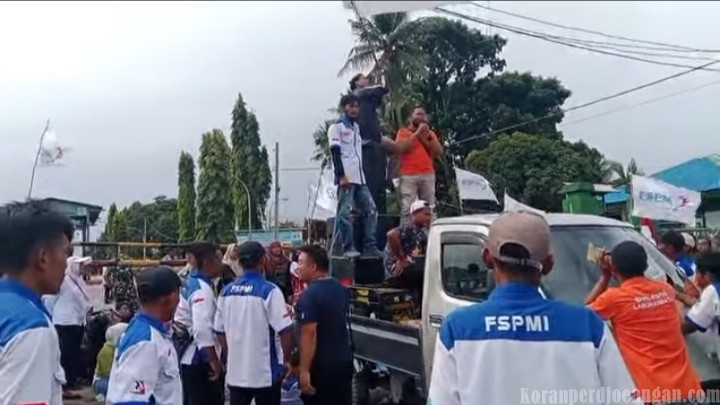 Gelar Aksi Tolak PHK di PT SMA, Arfan Anggota SPPK FSPMI Labuhanbatu Dikembalikan Bekerja