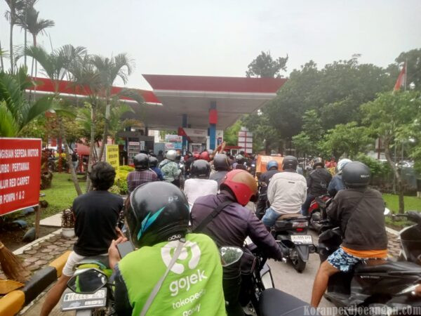 Antrian Membludak, SPBU di Kota Medan Kehabisan Stok BBM, Ini Penyebabnya