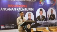 Sekjen FSPMI Sabilar Rosyad Buka Seminar Hukum: Buruh Harus Waspadai Disharmonis