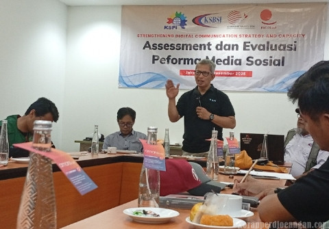 Sekjen KSPI Buka Media Capacity Building dan In House Training