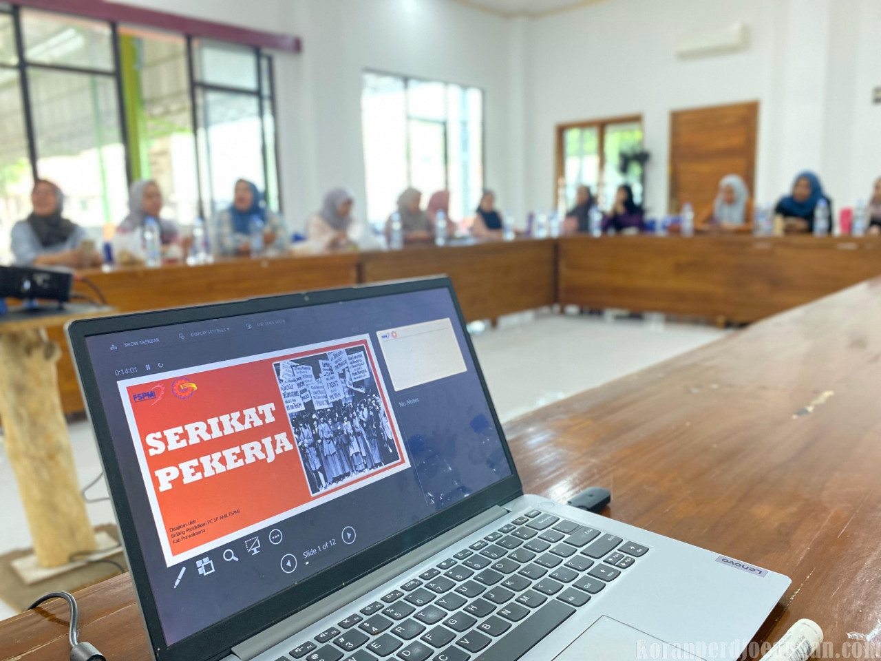 Serikat Pekerja FSPMI SIWS Menggelar Pendidikan Dasar Organisasi