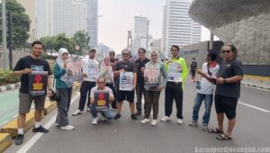 Campaign Kebebasan Berserikat Oleh Media KSPI di CFD Jakarta