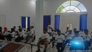 Sesi Pembekalan Perlindungan Jaminan Sosial BPJS bagi Pekerja Aktif, Proses PHK, dan Pasca PHK di Rakerda III Jamkeswatch Bogor Raya