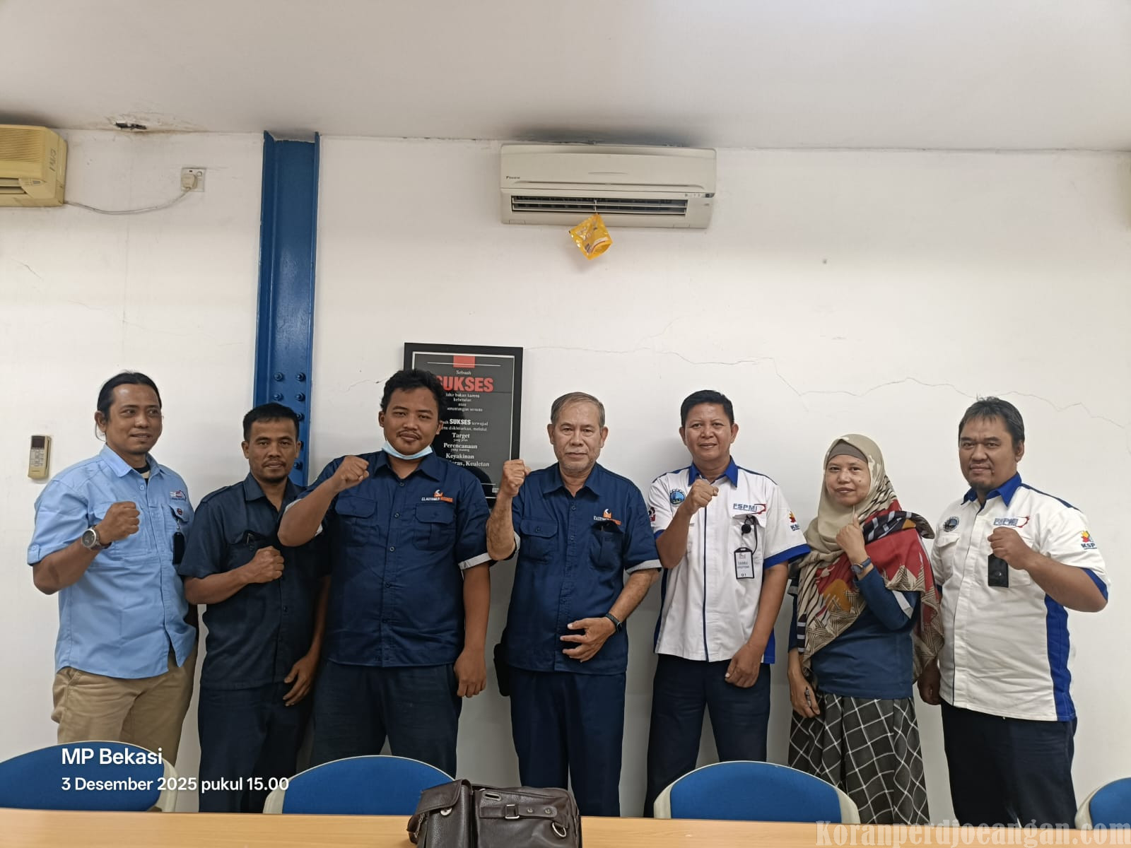 Jalin silaturahim yang baik PC Logam Bekasi lakukan kunjungan kerja ke PT. Elastomer Nusindo