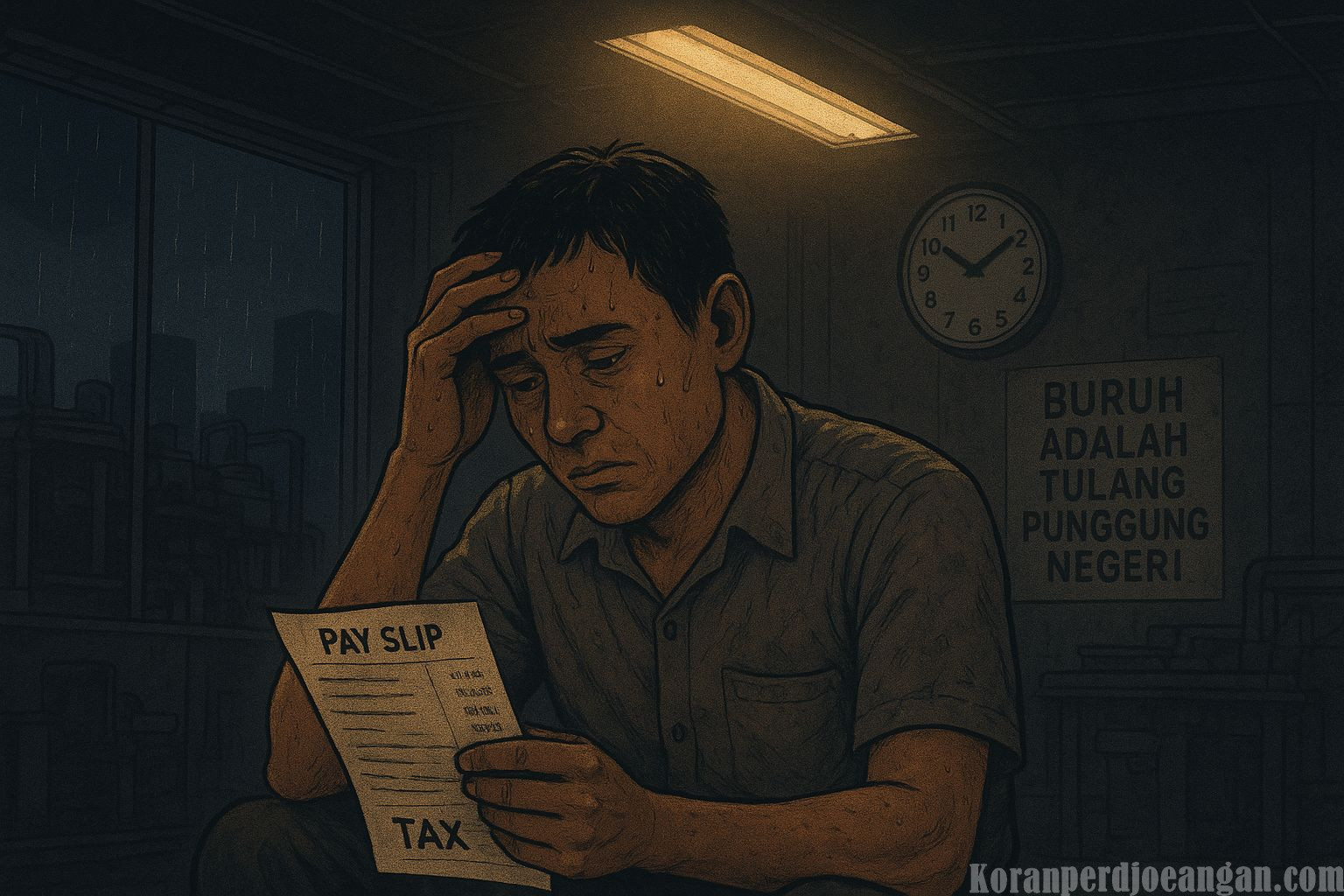 UMP 2026 Masih Gelap, Pajak Mencekik: Buruh Merasa Kerja Keras Mereka Tak Pernah Cukup