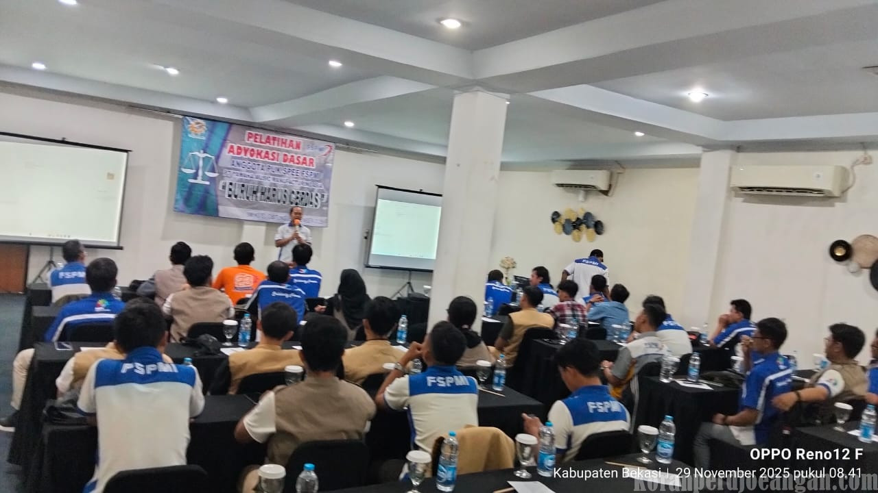 Perkuat Kapasitas Anggota, PUK SPEE FSPMI PT Yamaha Music Manufacturing Asia Gelar Pendidikan Advokasi Dasar