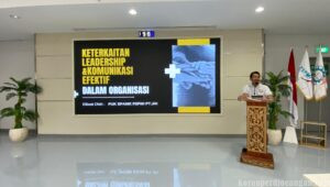 Sambutan Hangat Diantoro Selaku Ketua Panitia One Day Meeting Keterkaitan Leadership