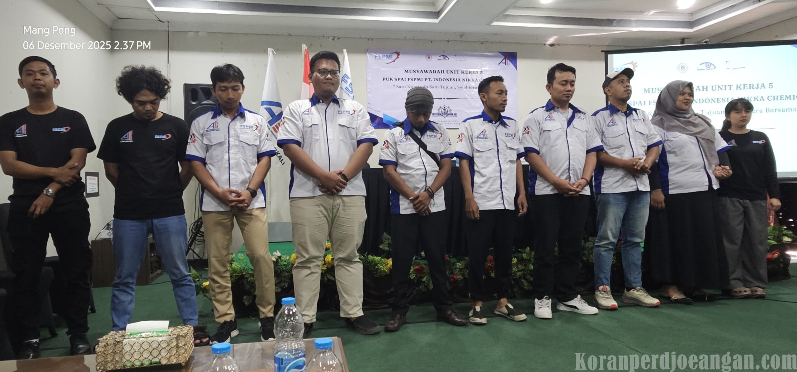 MUSNIK V PUK SPAI FSPMI PT INKALI: Satukan Komando, Satukan Tujuan, Wujudkan Kesejahteraan Bersama