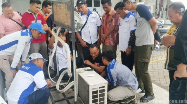 Menjemput Pensiun dengan Keterampilan, FSPMI PT. Patco Gelar Diklat Service AC
