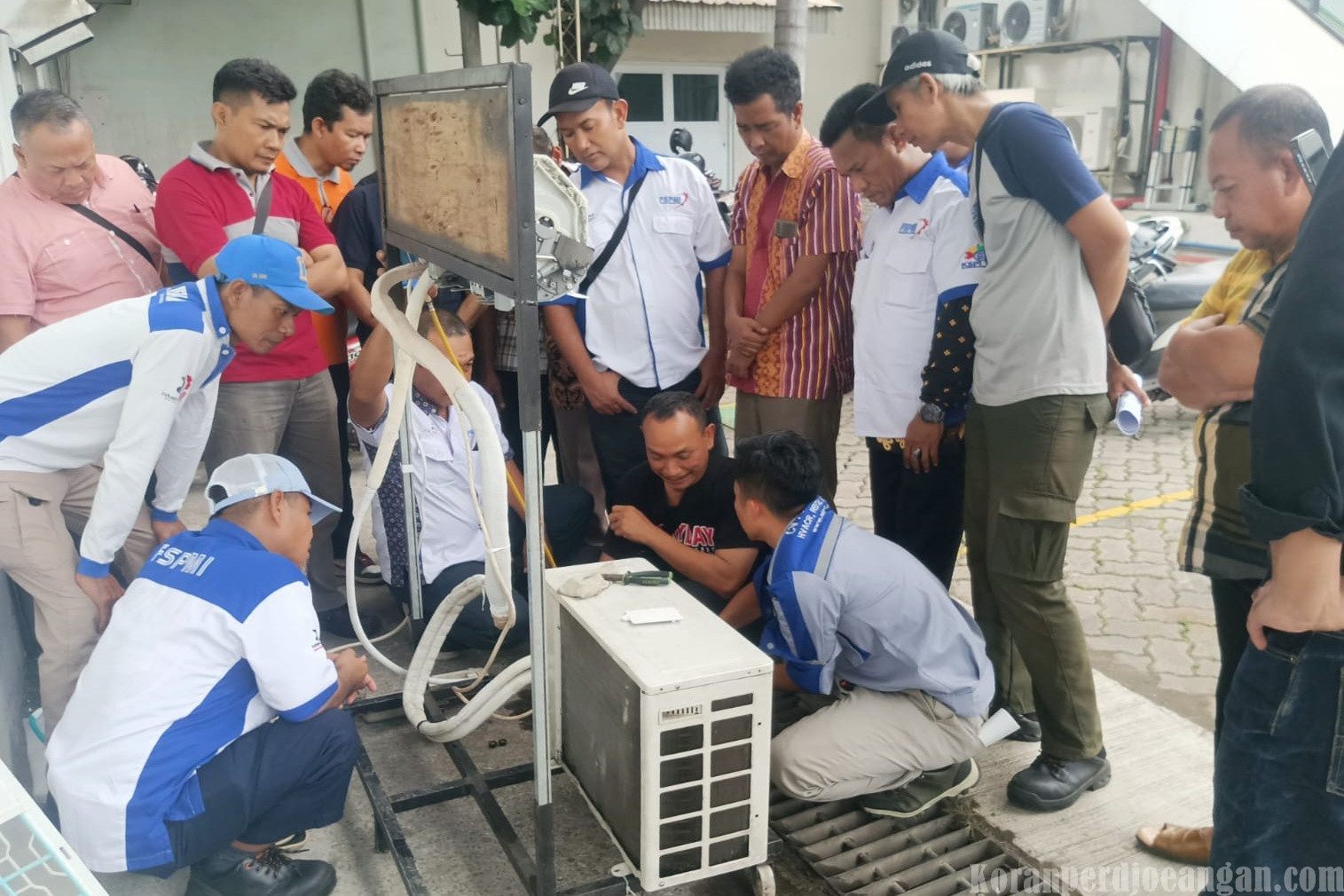 Menjemput Pensiun dengan Keterampilan, FSPMI PT. Patco Gelar Diklat Service AC