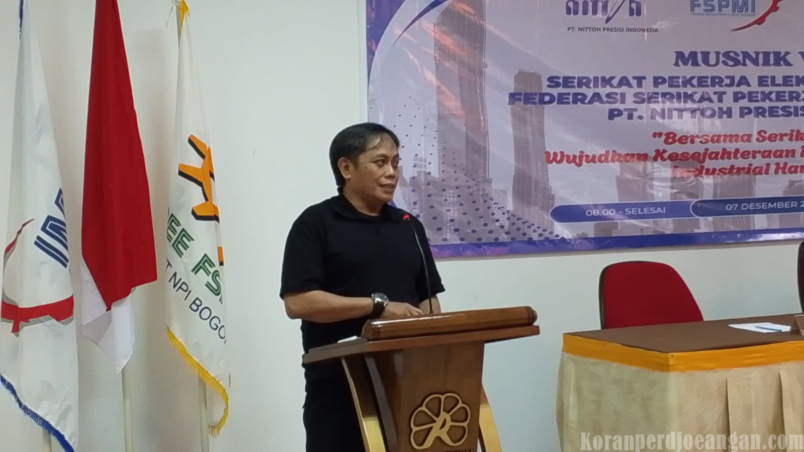 Manajemen PT NPI Tegaskan Komitmen Harmoni Industrial di Musnik V SPEE FSPMI