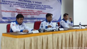 Sidang Sementara Musnik V PUK SPEE FSPMI PT NPI Berlangsung Khidmat