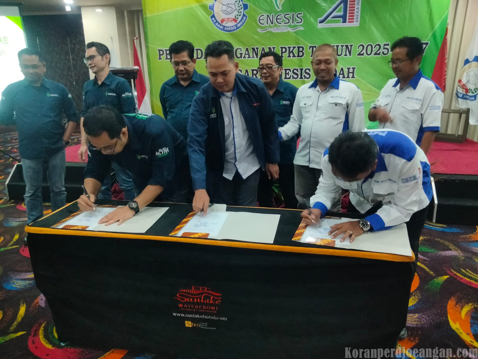 Penandatanganan PKB, PT Sari Enesis Indah Komitmen Bersama Untuk Kesejahteraan Pekerja