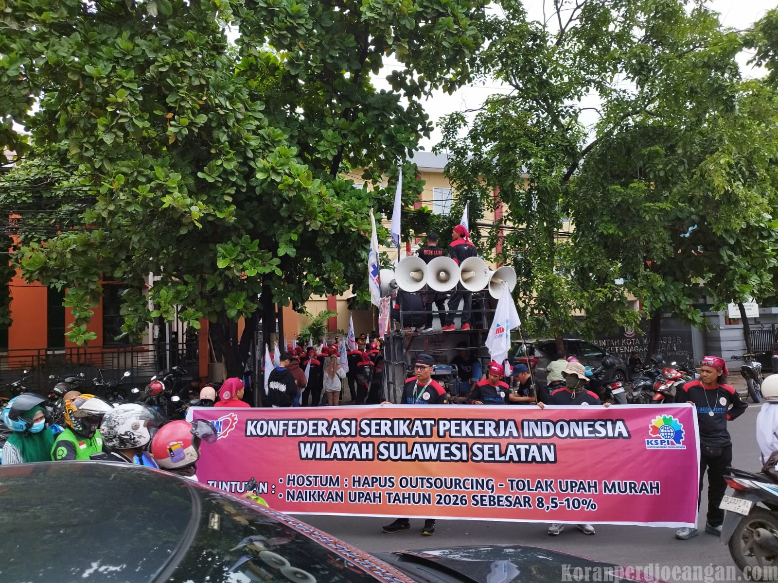 KSPI Sulawesi Selatan: Aksi Akan Terus Dilakukan Secara berjilid, Jika Pemerintah Tak Mau Mendengar