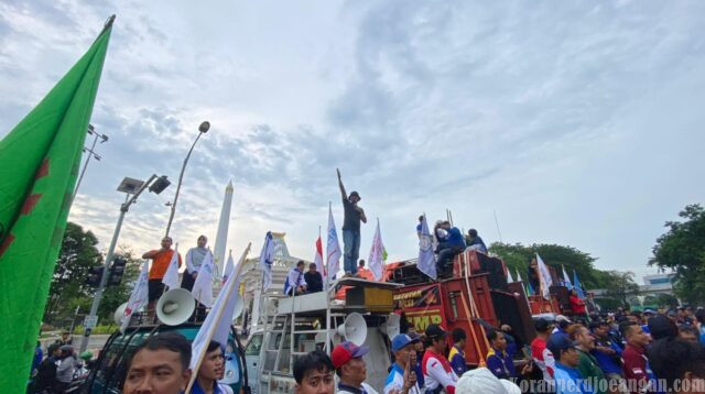 Buruh Jawa Timur Bergerak: FSPMI Serukan Aksi Tiga Hari Tuntut Upah Layak 2026