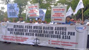 Gelar Aksi Damai, FSPMI Bekasi Siap Datangi Gedung Mahkamah Agung