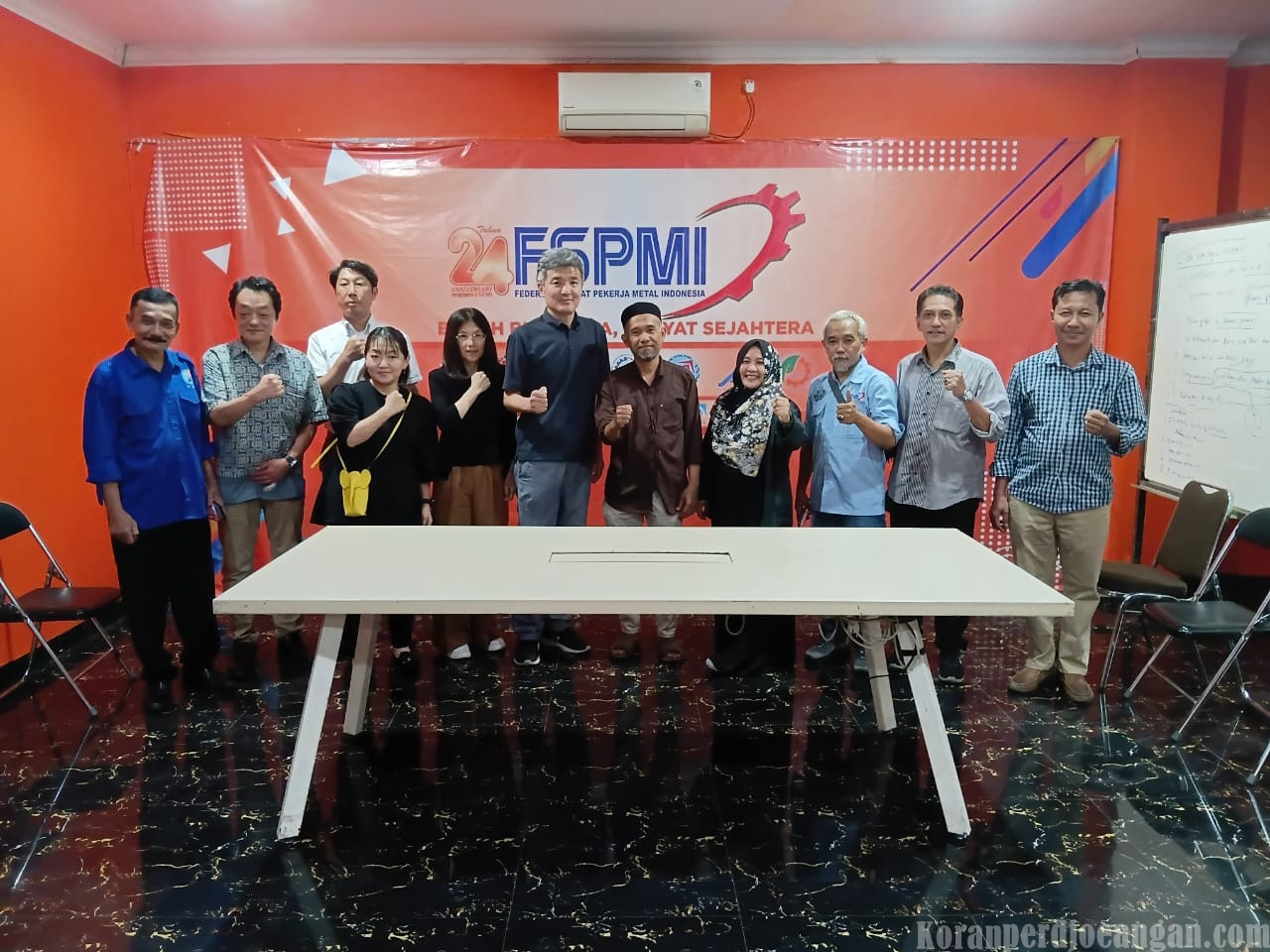 Evaluasi Workshop dan Bahas Kerja Sama, JCM Kunjungi DPP FSPMI