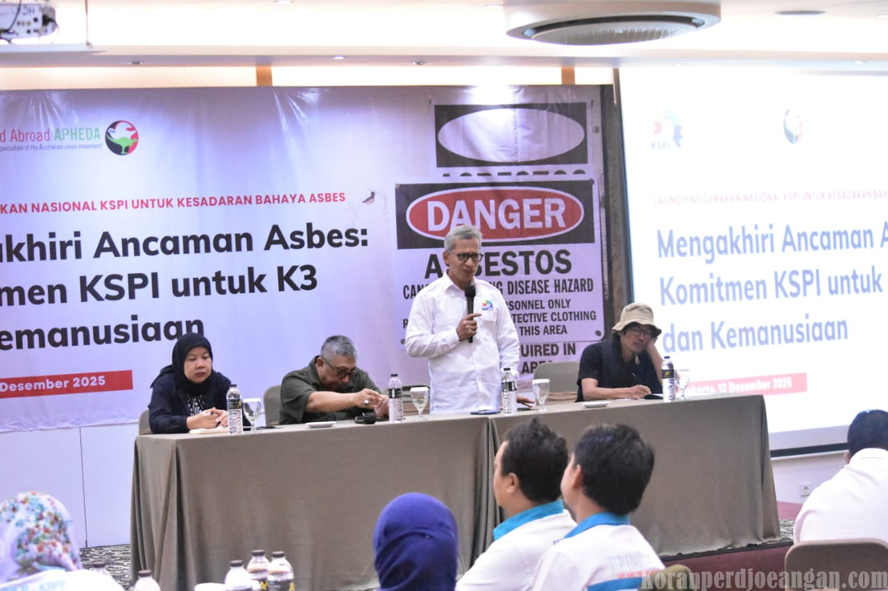 Seruan Edukasi dalam Seminar, KSPI Tegaskan Bahaya Asbes