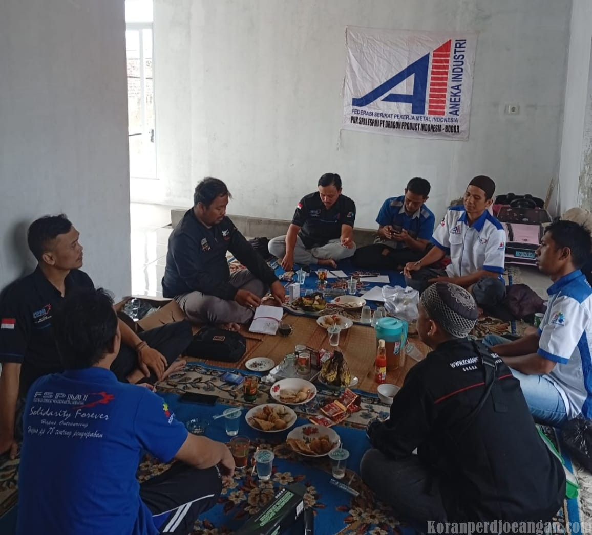 Perkuat Soliditas Organisasi, PUK SPAI FSPMI PT Dragon Product Indonesia Gelar Rapat Rutin dan Konsolidasi Panitia MUSNIK IV