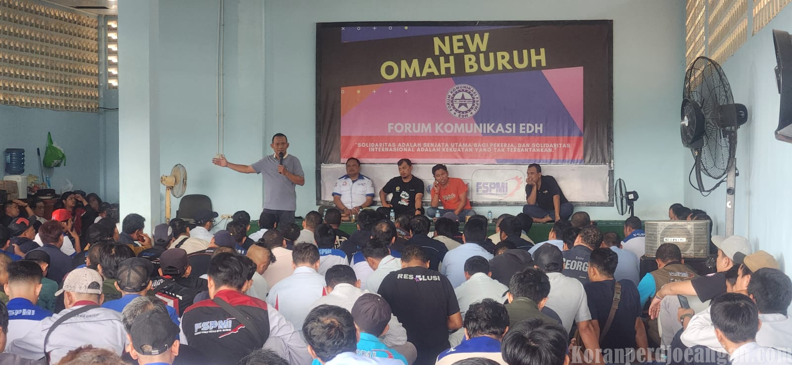 Kenaikan Upah 2026 Belum Jelas, Buruh Bekasi Gelar Konsolidasi Darurat Upah