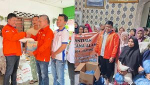 Partai Buruh & FSPMI Sumut Beri Bantuan 4 Ton Bahan Makanan dan Obat Obatan ke Korban Bencana Tapteng – Sibolga