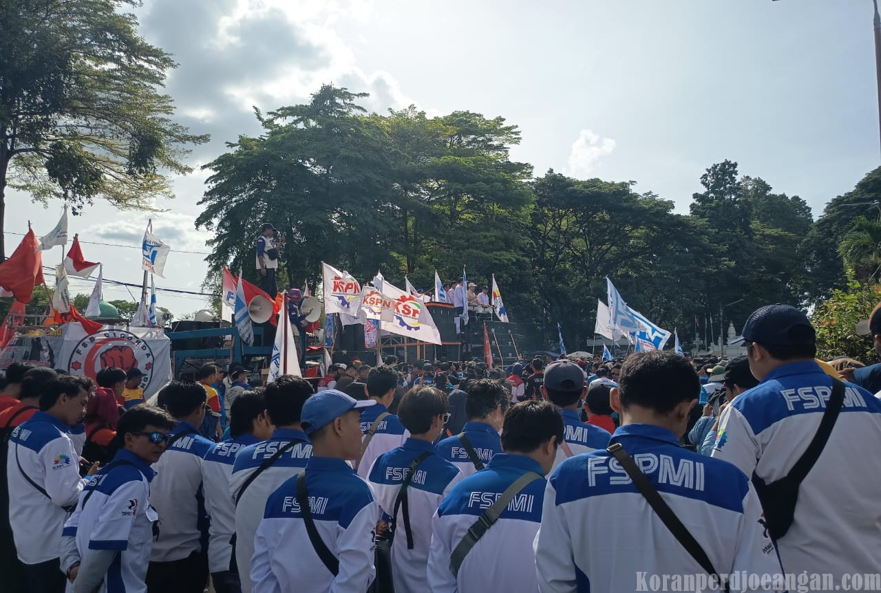 FSPMI Serang Kawal Rapat Pleno Kenaikan Upah 2026