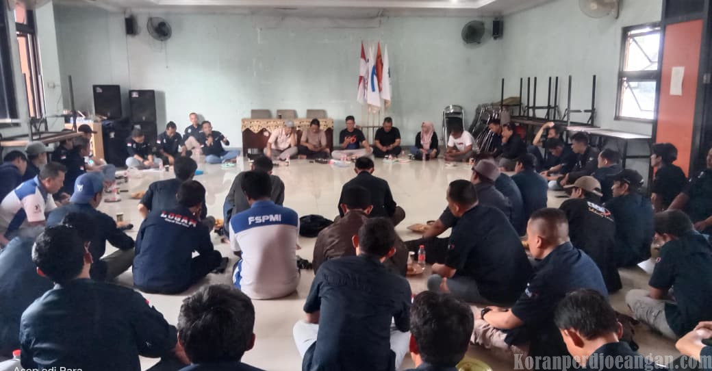 Antusiasme Anggota PUK SPL Alcomexindo dalam mengikuti Konsolidasi bersama PC