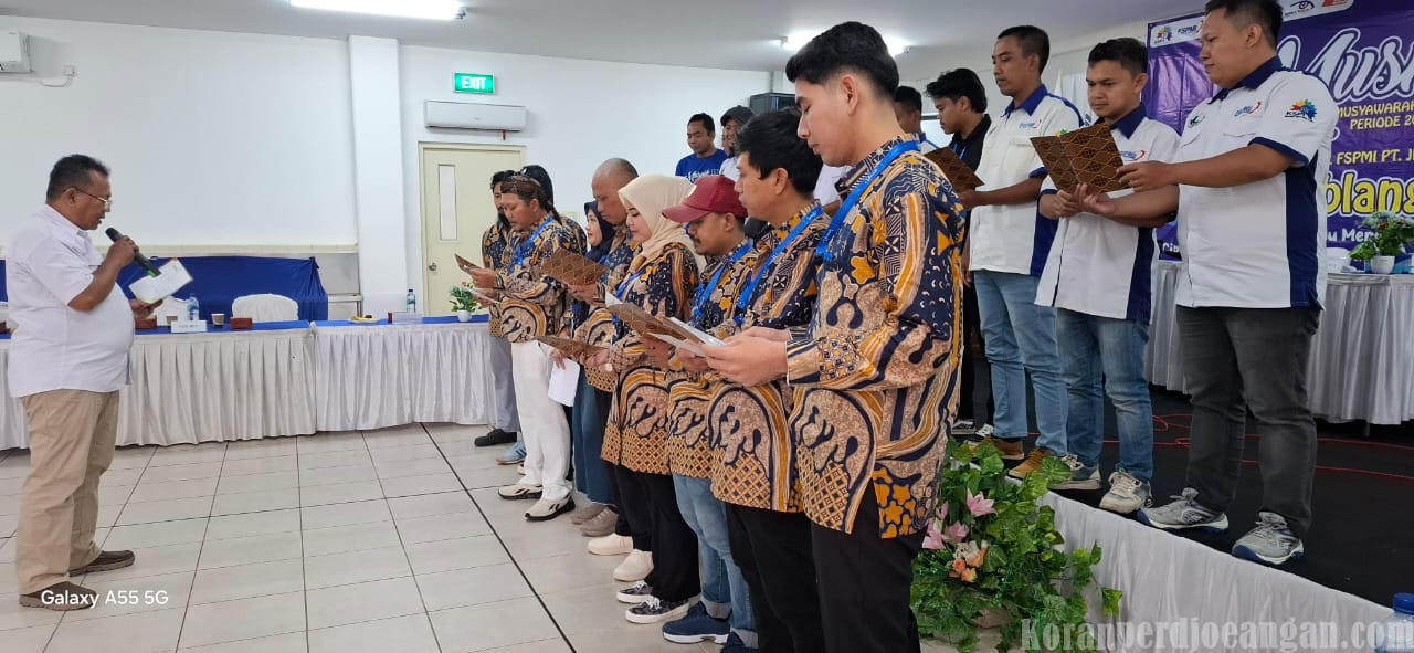 Susunan Pengurus PUK SPL FSPMI PT JFE Shoji Steel Indonesia Periode 2025-2029