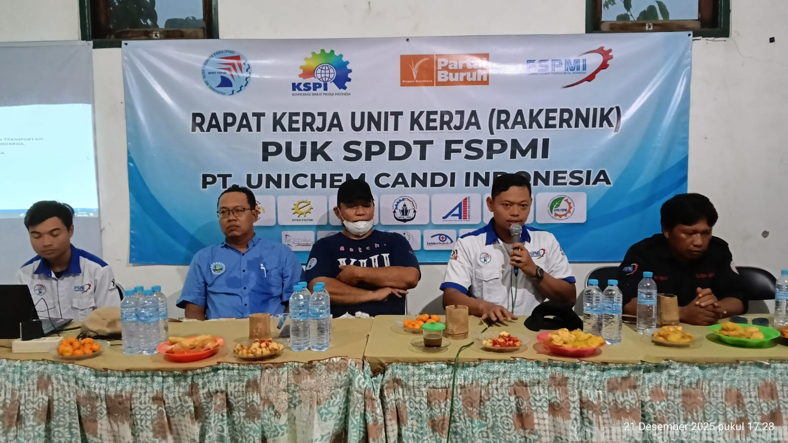 RAKERNIK PUK SPDT FSPMI PT Unichem Candi Indonesia: Konsolidasi Basis untuk Memperkuat Perjuangan Buruh