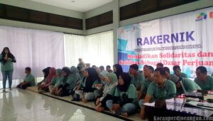 Dengan Suasana Santai, PUK SPEE FSPMI PT Katoolec Indonesia Gelar Rakernik Perdana