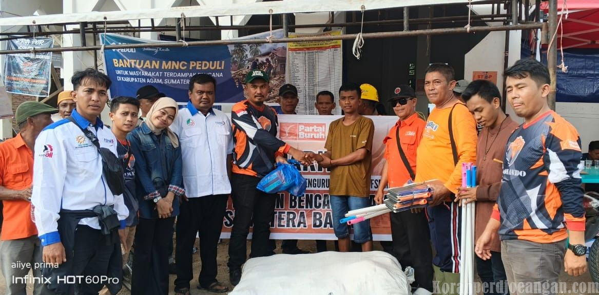 Peduli Bencana, FSPMI  Salurkan Donasi Untuk Korban Banjir Bandang di Sumatera Barat