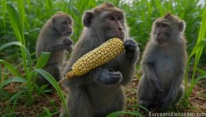 Sekawanan Monyet Ekor Panjang Masih Merusak Ladang dan Kebun Warga Wonogiri