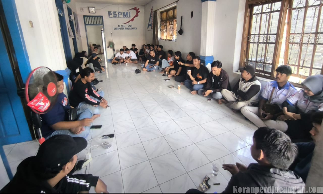 UMSK Dicederai, FSPMI Majalengka Konsolidasikan Kekuatan Siapkan Aksi Besar ke Istana Negara