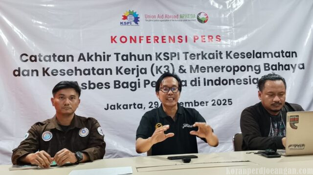 Kondisi Keselamatan dan Kesehatan Kerja (K3) di Indonesia Masih Mengkhawatirkan, Ancaman Paparan Asbes Mengintai Pekerja dan Masyarakat