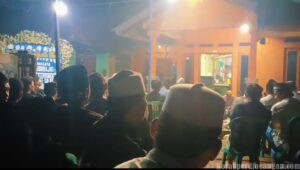 Tahlilan Malam Pertama Mang Ujat dihadiri Solidaritas Buruh Bogor
