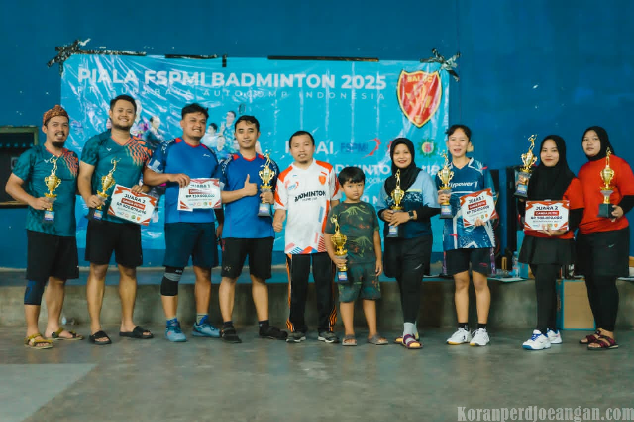 PUK SPAMK FSPMI PT SAI Gelar Turnamen Badminton Sebagai Ajang  Sportivitas Pekerja