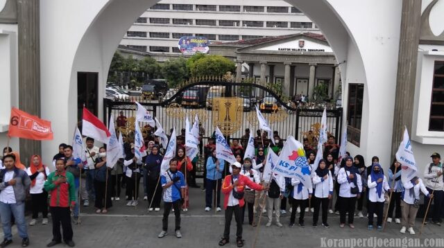 ABJaT Presidium Kota Semarang Kembali Gelar Unjuk Rasa, Desak Walikota Rekomendasikan UMK dengan Nilai Alpha 0,9