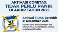 DJP Tegaskan: Aktivasi Akun Coretax Tak Berakhir pada 31 Desember 2025 DJP Tegaskan: Aktivasi Akun Coretax Tak Berakhir pada 31 Desember 2025