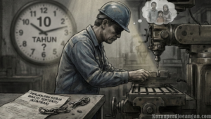 Di Balik Mesin Produksi, Ada Pekerja yang Kehilangan Kepastian