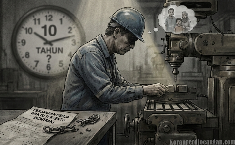 Di Balik Mesin Produksi, Ada Pekerja yang Kehilangan Kepastian