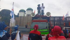 Dalam Aksi Unjuk Rasa KSPI di DPR RI, Buruh Ancam Lumpuhkan Bandung