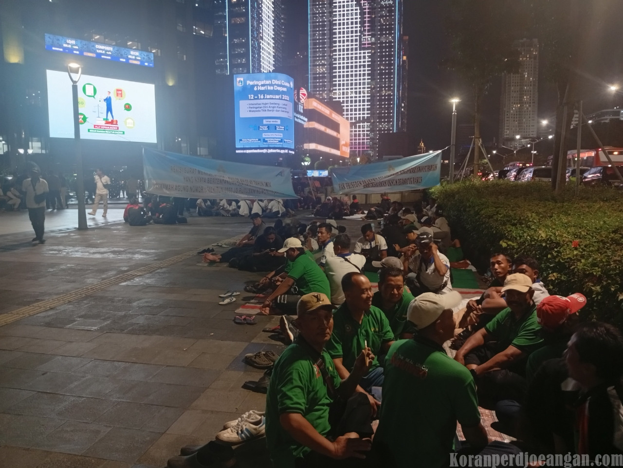 Dua Hari Demo di Jakarta, Buruh PAKERIN Akhirnya Kembali Ke Jatim