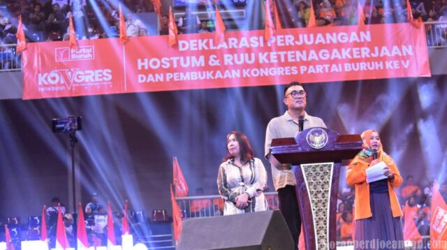 Pembukaan Kongres V Partai Buruh, Akbayan Tegaskan Buruh Dunia Harus Menang