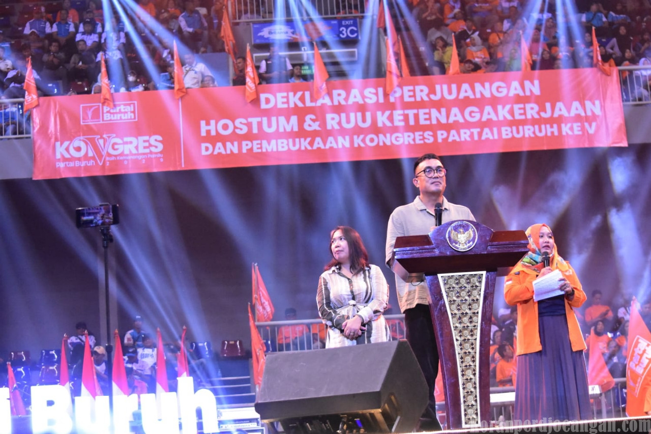 Pembukaan Kongres V Partai Buruh, Akbayan Tegaskan Buruh Dunia Harus Menang