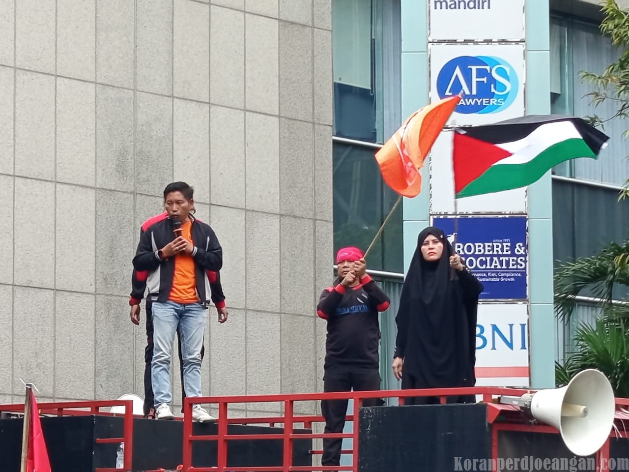 Partai Buruh Bersama KSPI Desak Palestina Merdeka 100 Persen Tanpa Intervensi AS dan Israel