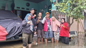 KC FSPMI Bekasi Terjunkan Tim Tagana & Garda Metal ke 4 Titik Bencana Banjir