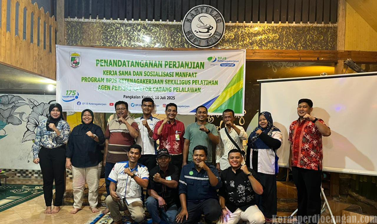 FSPMI Pelalawan Dorong Pekerja Informal Bergabung BPJS Ketenagakerjaan, Melalui Program Perisai