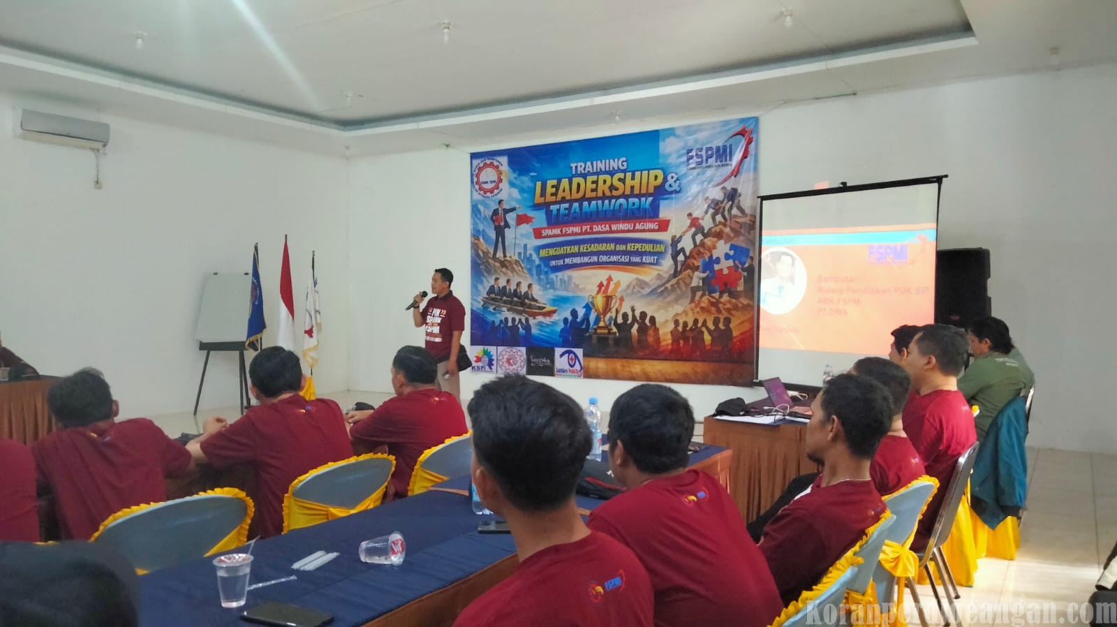 FSPMI PT. DWA Kota Bekasi Gelar Pendidikan Leadership & Teamwork