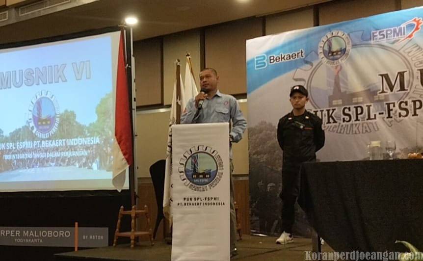 Ketua PC SPL FSPMI Karawang Tutup MUSNIK VI: Jaga Soliditas dan Amanah Kepemimpinan